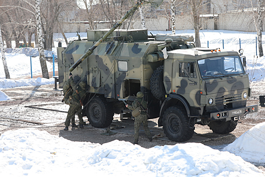 Военнослужащие ЦВО провели тренировку по радиоэлектронной борьбе в Оренбургской области