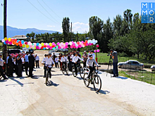 В Гумбетовском районе открыли улицу, отремонтированную по проекту «Мой Дагестан – мои дороги»