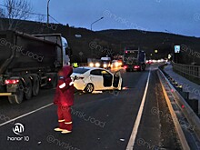 В лобовой аварии в Новороссийске пострадали пять человек