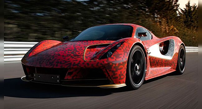 Lotus тестирует сверхмощную электрическую версию Evija