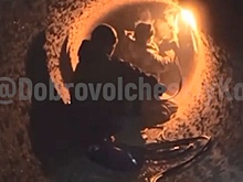Появилось видео подготовки подземного рейда по трубе в тыл ВСУ в Авдеевке