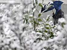 Мощный снегопад накрыл несколько районов Якутии