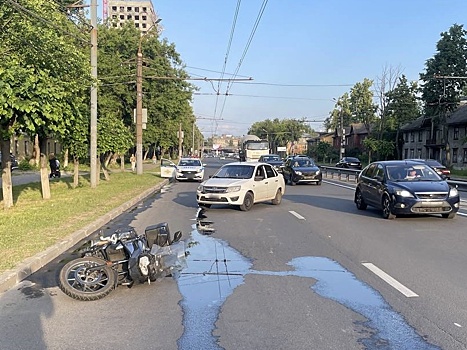 Подросток пострадал в ДТП с мотоциклом в Нижнем Новгороде