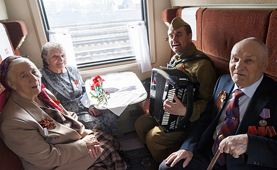 Курские ветераны могут бесплатно путешествовать в поездах