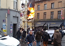 В результате взрыва газа в Брюсселе пострадали семь человек