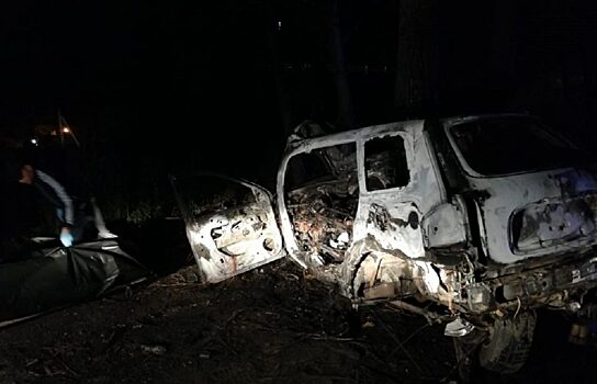 В страшной аварии под Первоуральском заживо сгорели два человека