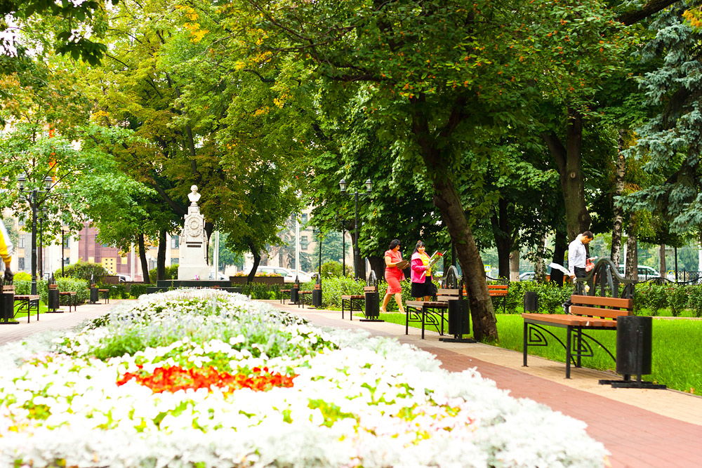 Памятник народному поэту А. В. Кольцову, Воронеж, Россия, Европа