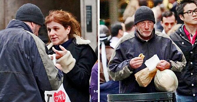 Отдала еду нищему, не представляя, кем он является