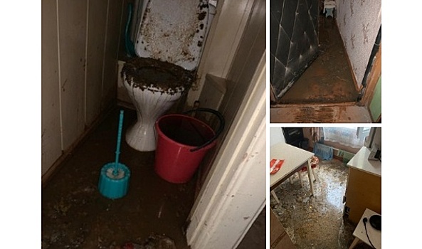 В Воронеже жители затопленной фекалиями квартиры в девятиэтажке хотят судиться с коммунальщиками