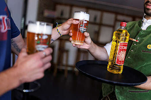 В немецком баре меняют пиво на подсолнечное масло
