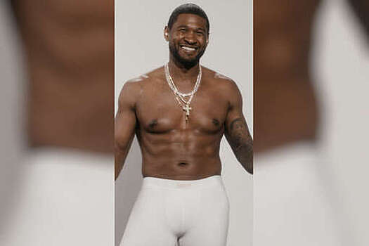 Рэпер Usher стал лицом новой рекламы белья Ким Кардашьян