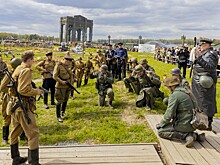 В канун Дня Великой Победы в Музейно-храмовом комплексе ВС РФ состоялась военно-историческая реконструкция