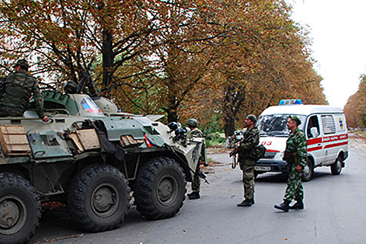 Взрыв произошел в центре Донецка