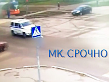 В Подмосковье водитель на «Жигулях» протаранил полицейскую машину