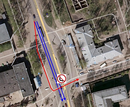 На двух участках Московской улицы предложено изменить схему движения