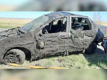 В Зауралье иномарка улетела в кювет, пострадали два человека