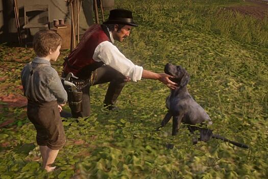 Умерла собака, сыгравшая пса Кейна в Red Dead Redemption 2