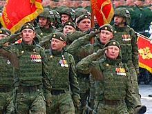 По Красной площади прошел парадный расчет участников спецоперации