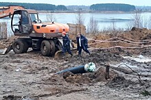 В Рыбинске завершена прокладка подводной трубы через Волгу