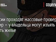 В России проходят массовые проверки квартир – у владельца могут изъять и продать жилье