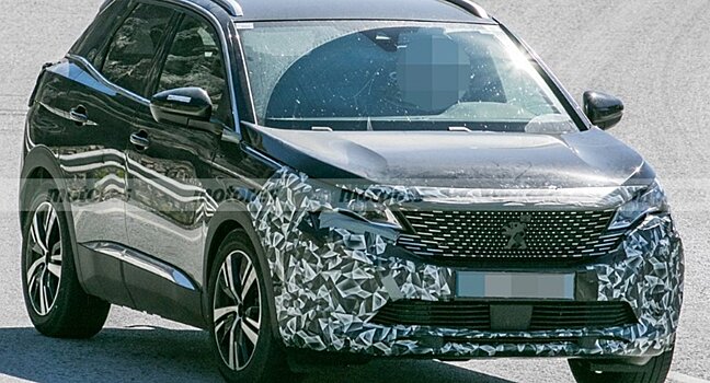 Обновленный кроссовер Peugeot 3008 готовится к смене логотипа