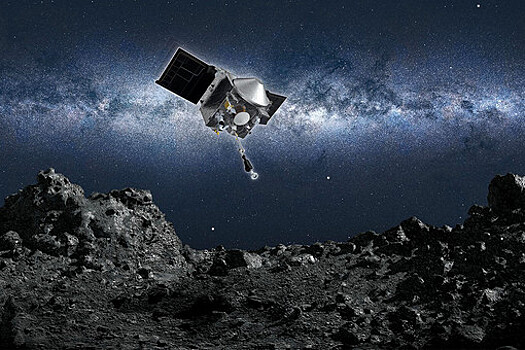 Космический зонд OSIRIS-REx взял образцы грунта с астероида Бенну