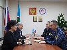Состоялась рабочая встреча начальника УФСИН России по Республике Саха (Якутия) Сергея Калиновского и Уполномоченного по правам человека в регионе Сарданы Гурьевой