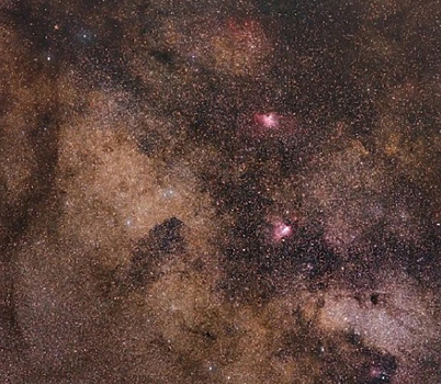 Туманность в созвездии Стрельца снял новосибирский астрофотограф