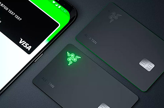 Производитель игровых аксессуаров Razer выпустил банковскую карту с подсветкой
