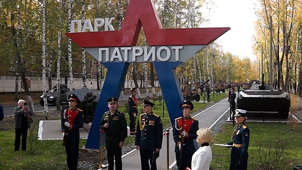 В новосибирском поселке «Гвардейский» ракетчики открыли Аллею героя России Сергея Амосова