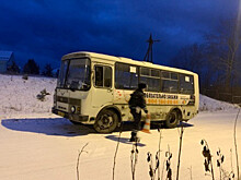 На Урале автобус переехал катавшуюся на ледянке пятилетнюю девочку