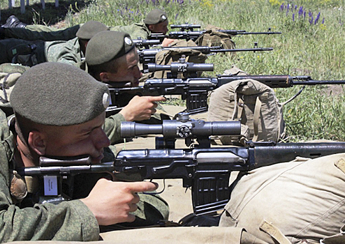 На полигоне Камхуд начались сборы снайперов российской военной базы в Армении