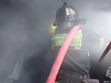 В Мытищах потушили пожар на складе