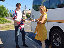 Волонтеры напомнили жителям Павловского Посада, как платить за проезд в общественном транспорте