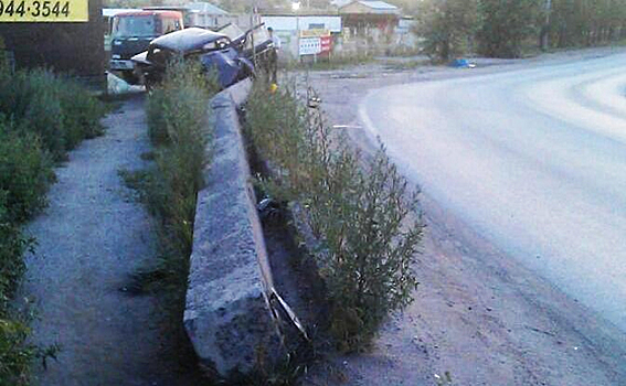 Бетонный блок прервал жизнь водителя «Жигулей»