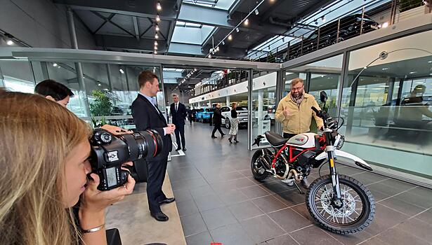 Михаил Пореченков стал обладателем нового Ducati