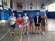 Соревнования по теннису в честь Международного дня пожилых провели в районе
