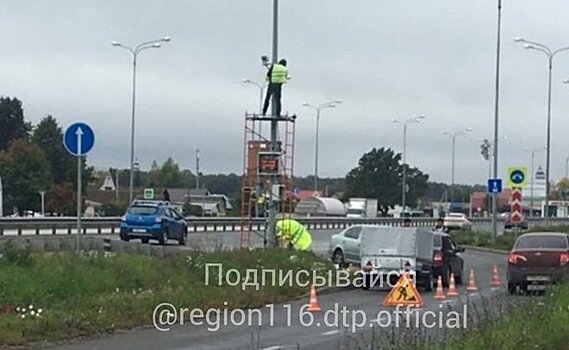 В Татарстане на трассах начали установку новых дорожных камер