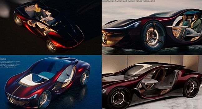 В Сети показан футуристический концепт Mercedes-Benz Vision Duet Study