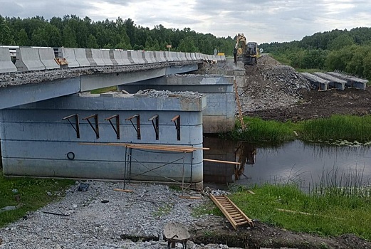 В Кубышевском районе НСО ремонтируют важный мост