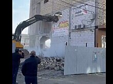 В Краснодаре начался снос пятиэтажного дома на улице 9-й Тихой