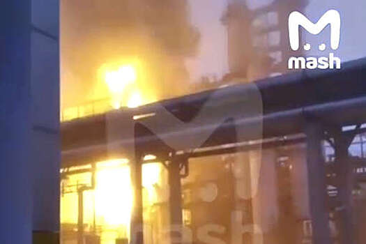 В Сызрани произошло возгорание на территории нефтеперерабатывающего завода
