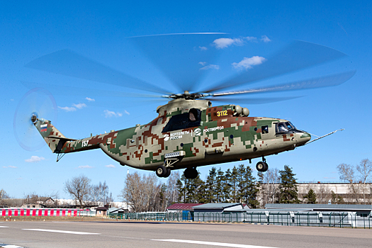 Сверхмощный вертолет Ми-26Т2В начнут серийно выпускать в Ростове в 2022 году