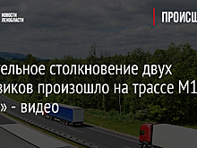 Смертельное столкновение двух грузовиков произошло на трассе М11 «Нева» - видео