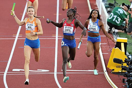 Видео яркой смешанной эстафеты 4x400 на ЧМ-2022. США лишились золота на последних метрах