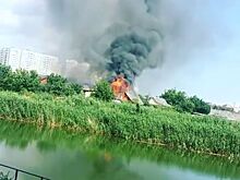 В Краснодаре сгорел частный дом