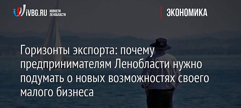 Горизонты экспорта: почему предпринимателям Ленобласти нужно подумать о новых возможностях своего малого бизнеса