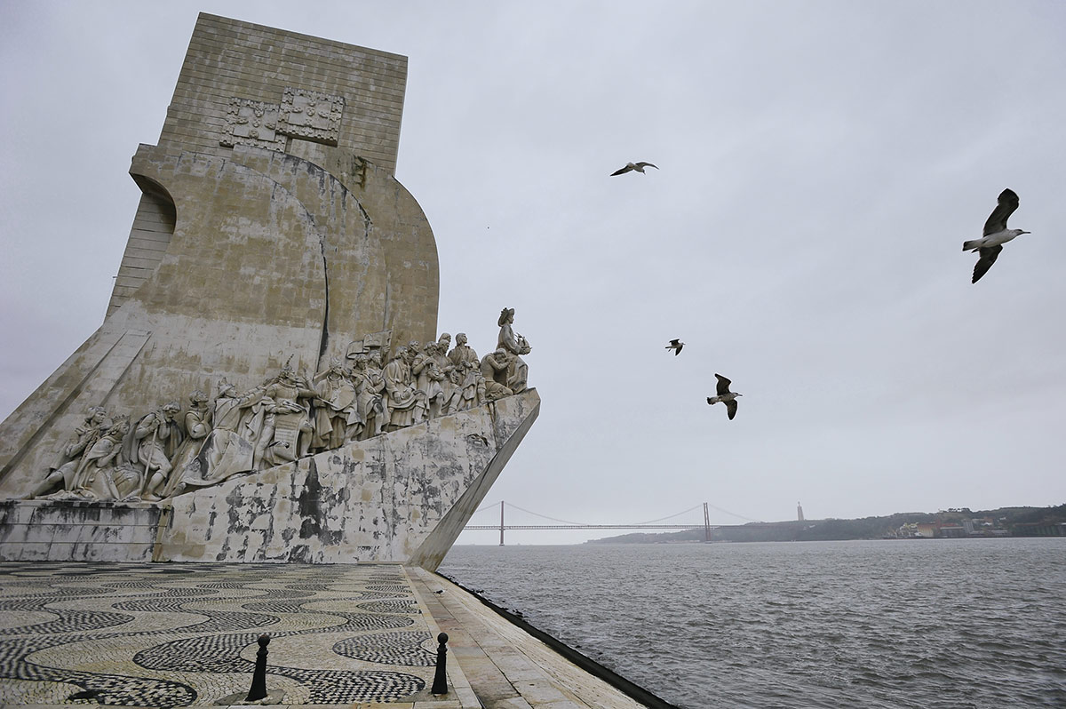 Памятник первооткрывателям, Лиссабон, Португалия, Европа