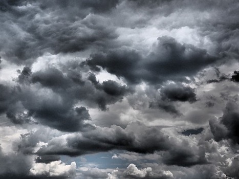 Над Люберцами замечены редкие вымеобразные облака