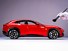 Миниатюрный Ferrari Purosangue продают по цене Lada Vesta